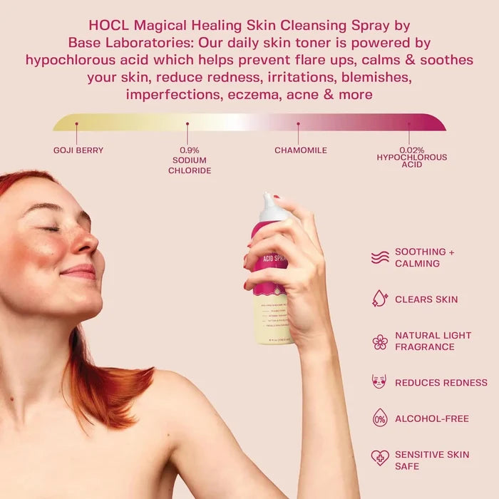 Hypochlorous Acid Spray for Skin & Face