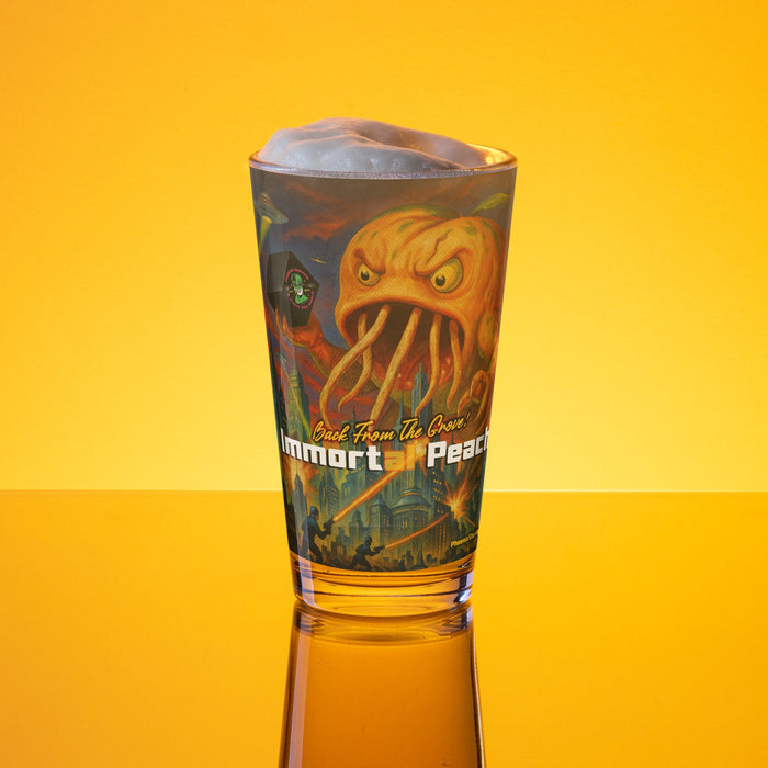 Immortal Peach EPIC Pint Glass - Phoenix Artisan Accoutrements