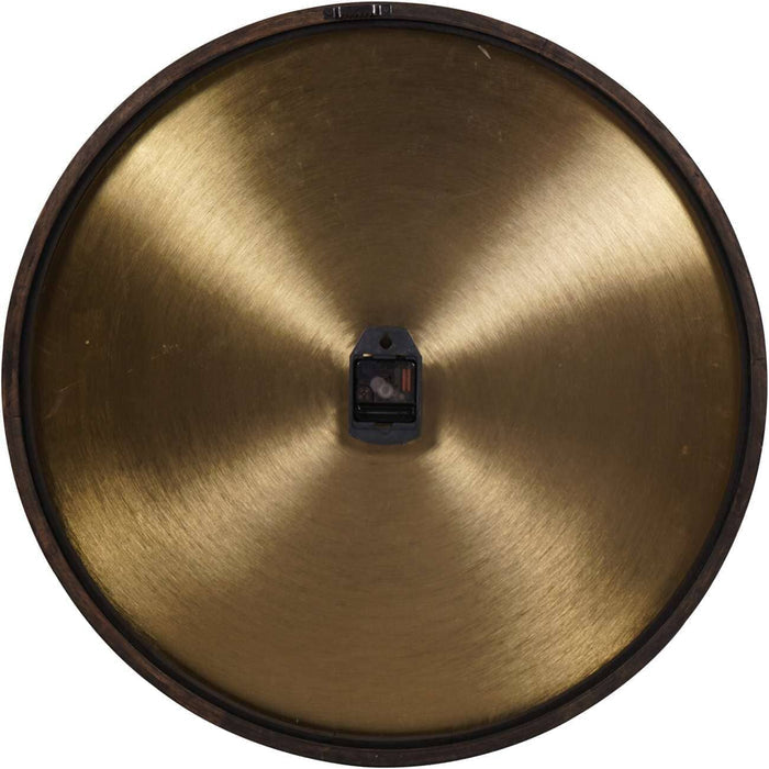 In Stock - Laylani Brass & Black Medium Wall Clock Accessories
