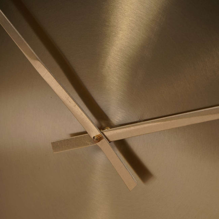 In Stock - Laylani Brass & Black Medium Wall Clock Accessories
