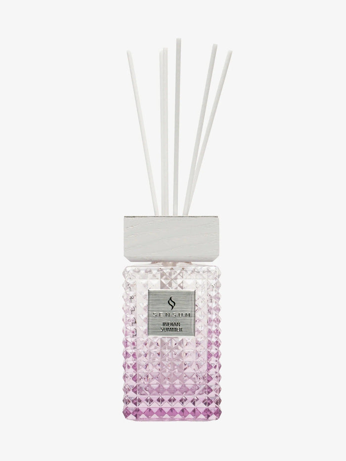 Indian Summer Large Pink & White Luxury Reed Diffuser - 1000ml Fragrance