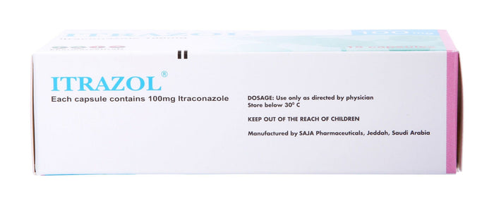 Itrazol 100mg Itraconazole, 15 Capsules