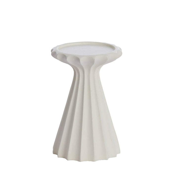 Jozette White Decorative Candle Holder Accessories