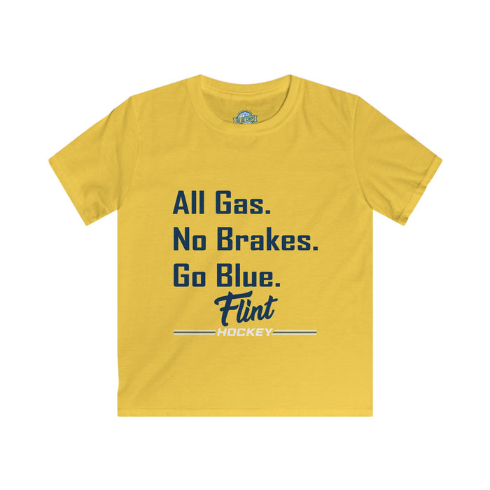 Kids - All Gas. No Brakes.  Softstyle Tee