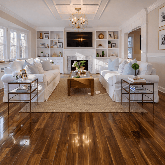Konig Essence Pro Walnut Gloss 12mm (Laminate Flooring) - Wood Floor Store