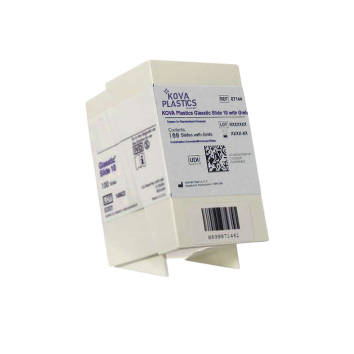 KOVA Glasstic Urinalysis Microscope Slide, 10 Chamber - 87157E-Pack - LL Medico