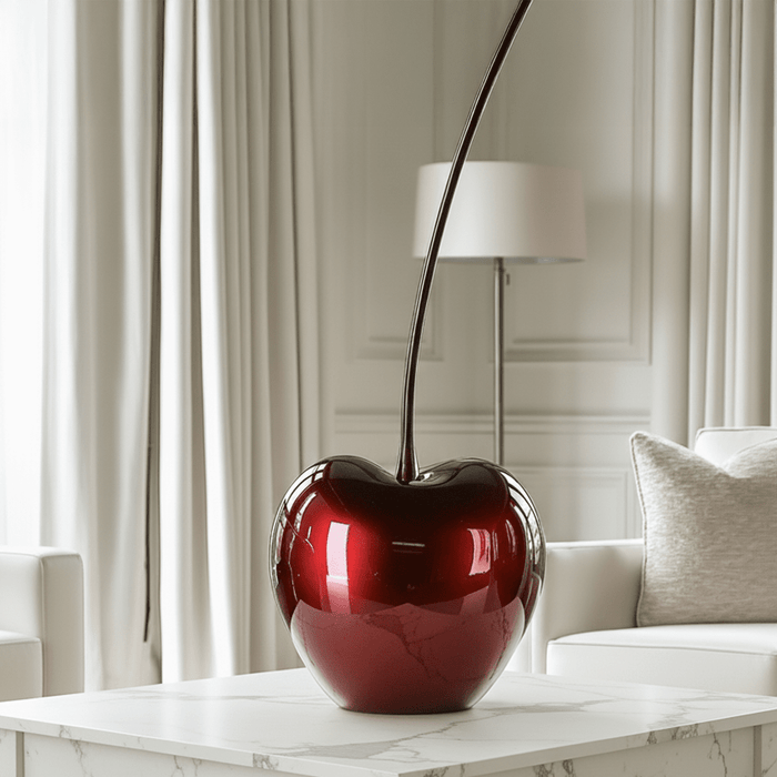 Large Deep Red Statement Cherry Ornament Accessories