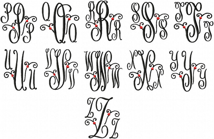LISANTHIUS MONOGRAM FONT