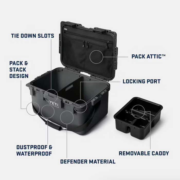 Loadout Gobox 30 Gear Case | Charcoal | YETI