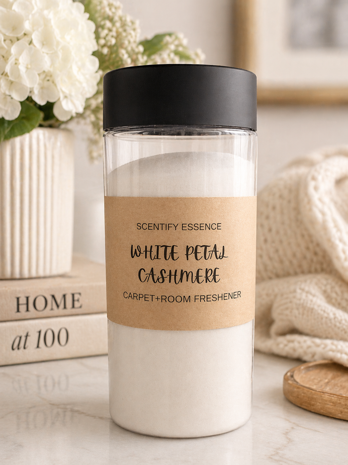 White Petal Cashmere Carpet Freshener