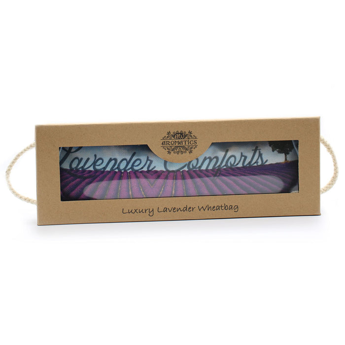 Luxury Lavender Wheat Bag in Gift Box - Lavender Comforts 🇬🇧