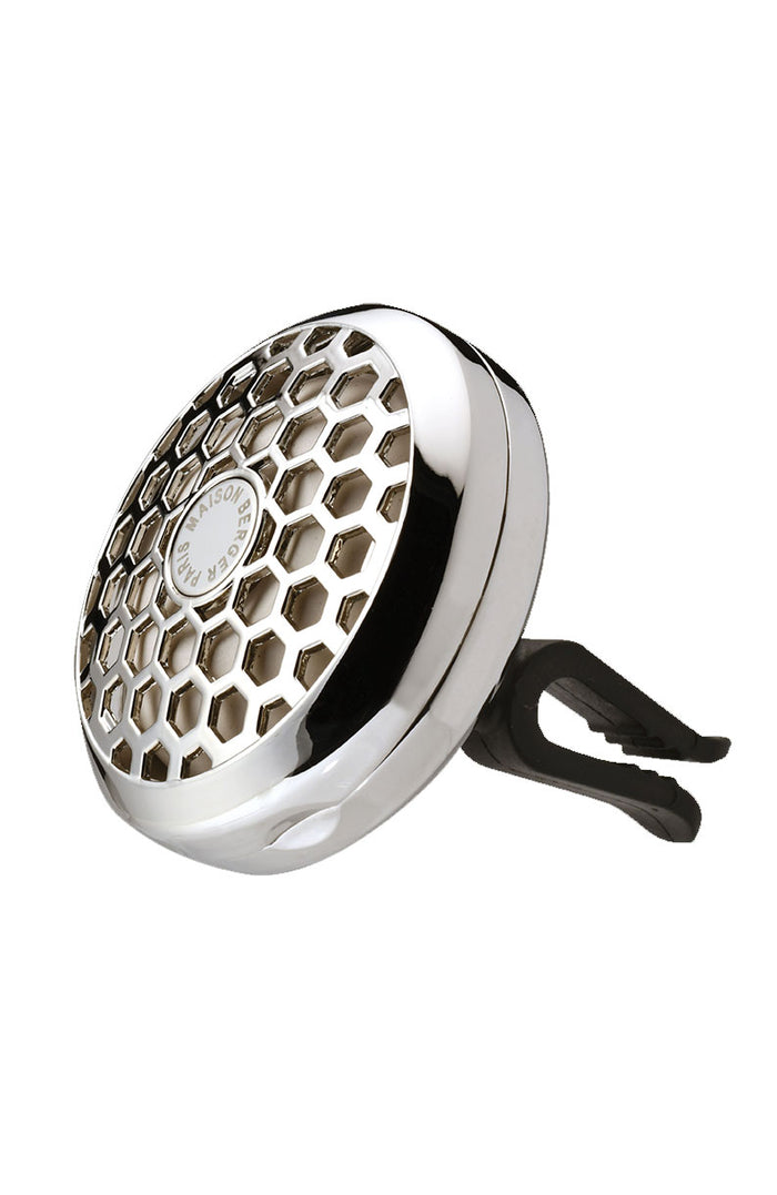 Maison Berger Car Diffuser Clip - Honey Comb Chrome Finish