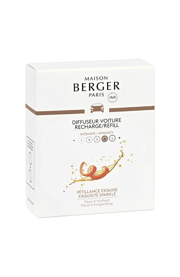 Maison Berger Set of 2 Car Diffuser Refills - Exquisite Sparkle