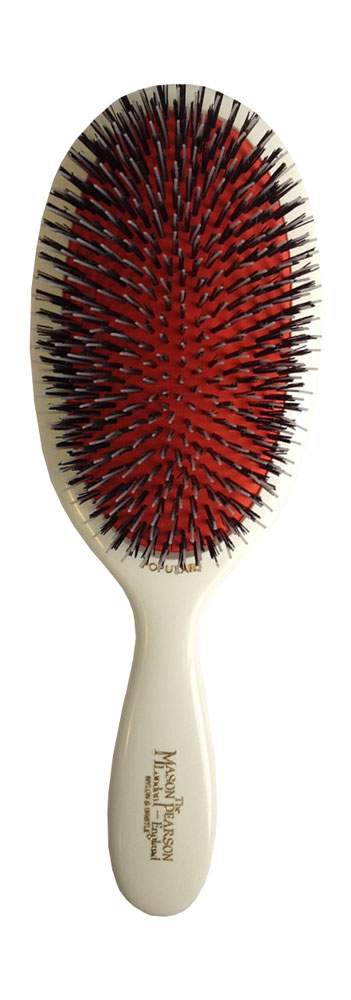 Mason Pearson BN1 Large Bristle and Nylon Popular Brush White