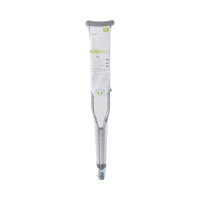 McKesson Aluminum Underarm Crutches, Adult, 5'2" to 5'10", 350 lb Capacity - 146-10400-8-Pair - LL Medico