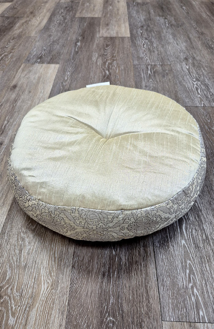 Meditation Cushion ~ Cotton Filled Lotus Design