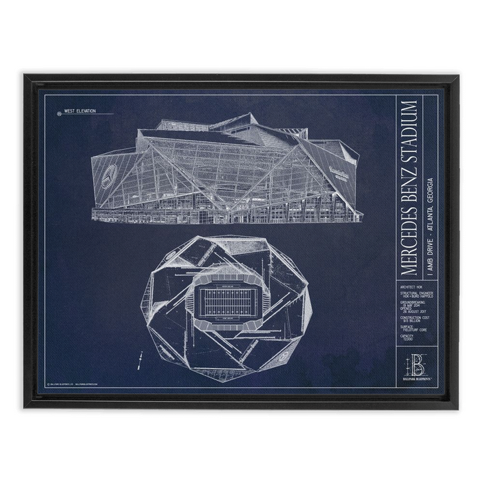 Framed Canvas - Small - Black
