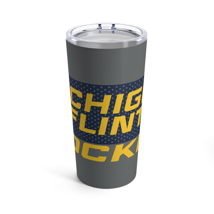 Michigan Flint Hockey 20oz Tumbler