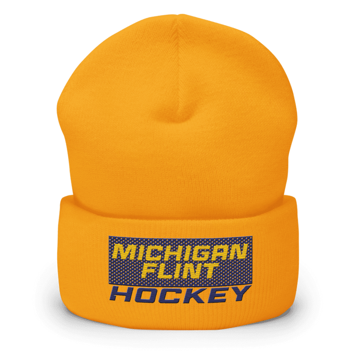 Michigan Flint Hockey Cuffed Beanie