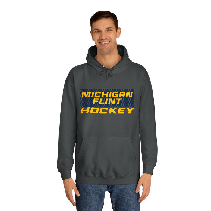 Michigan Flint Hockey Unisex College Hoodie