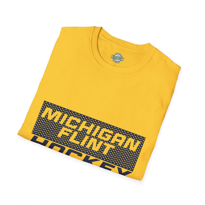 Michigan Flint Hockey Unisex Softstyle T-Shirt