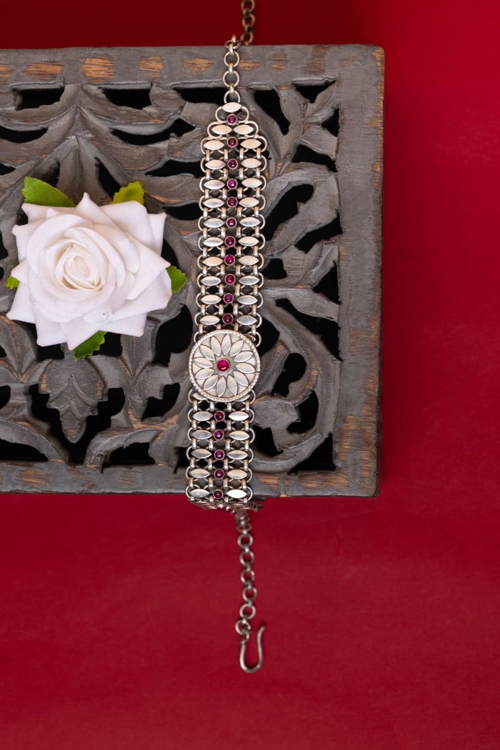 Mizoya Flower Motif Raani Jadau Choker