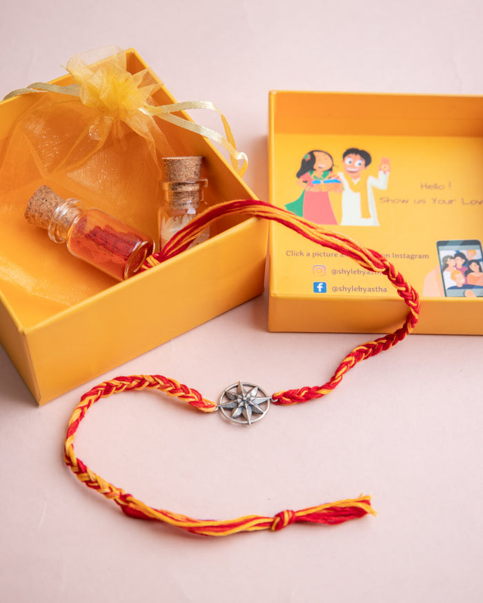 Moh Embossed Wanderlust Rakhi