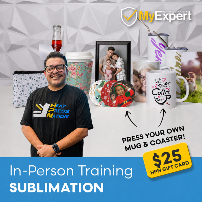 MyExpert In-Person Sublimation Workshop - AUGUST 21 - SoCal