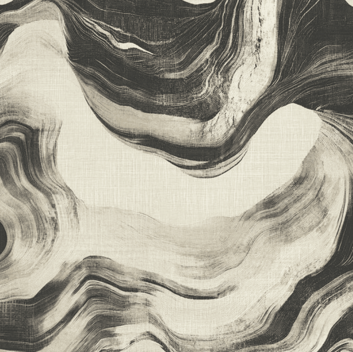 Nara Black & Cream Statement Wallpaper Home Improvement