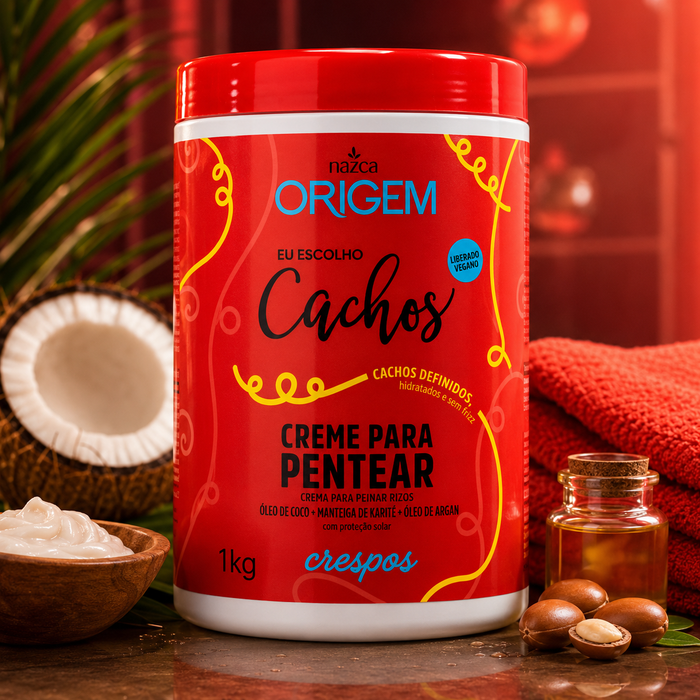 PER CAPELLI CRESPI 1kg - CREMA PER PETTINARE