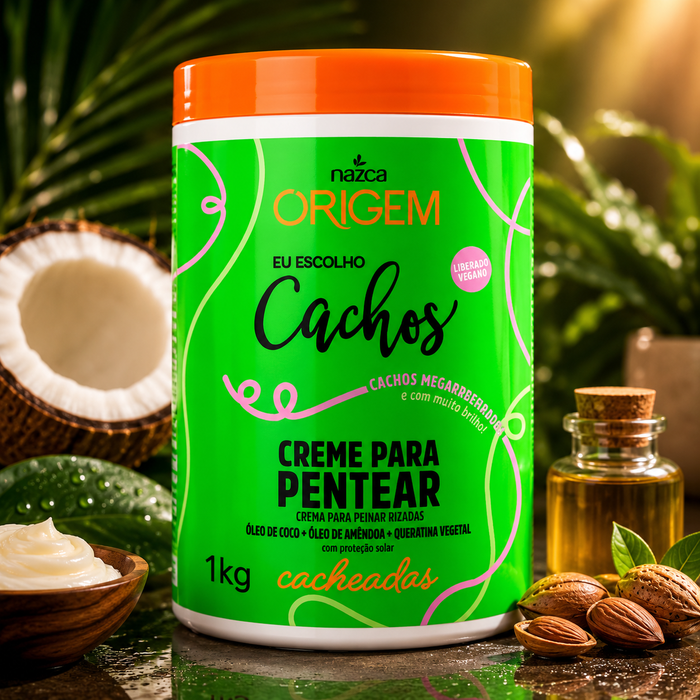 PER CAPELLI RICCI 1kg - CREMA PER PETTINARE