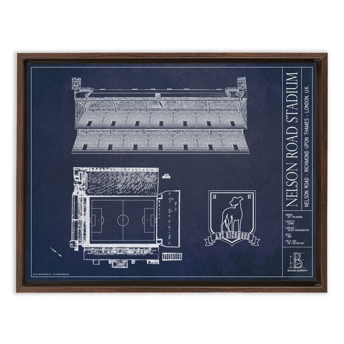 Framed Canvas - Small - Walnut