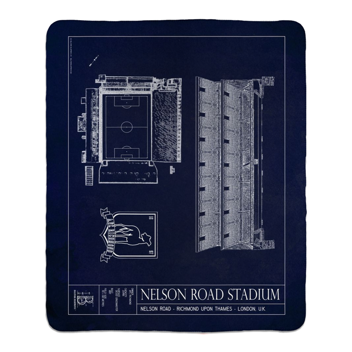 Nelson Road -AFC Richmond Fleece Sherpa Blankets
