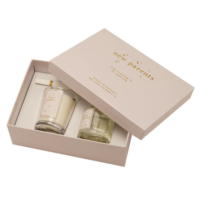 New Parents Mini Candle & Diffuser Gift Set Fragrance