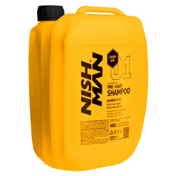 NishMan Salon Size Pro-Hair Shampoo 169 oz / 5000 ml