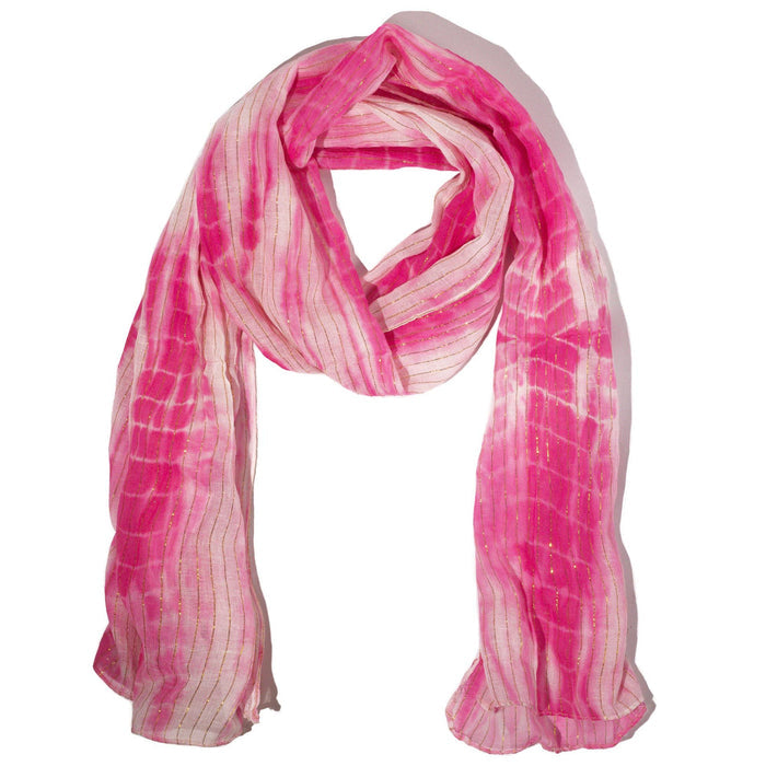 Nomad Sari Party Shine Scarf – Perfect Pink (180×50cm) 🇬🇧