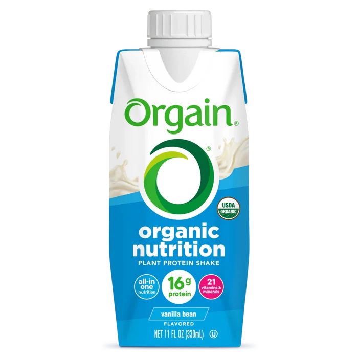 Orgain Organic Vegan Plant Based Nutritional Shake, Vanilla, CS/12 - 851770003223 - LL Medico
