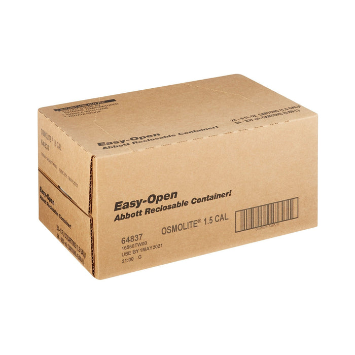 Osmolite 1.5 Cal Tube Feeding Formula, Unflavored, 8 oz - 64837-Case - LL Medico