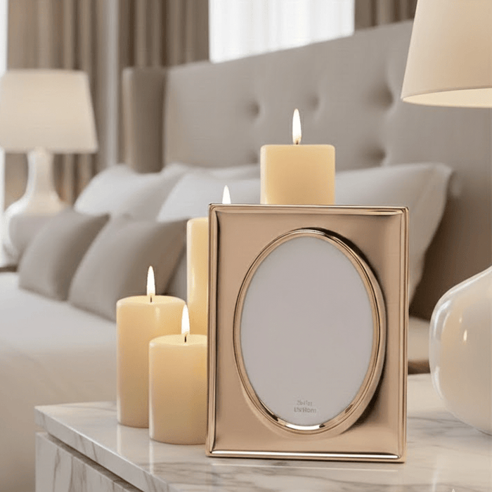 Otium Gold Oval Cut Out Photo Frame - 5x7" Accessories