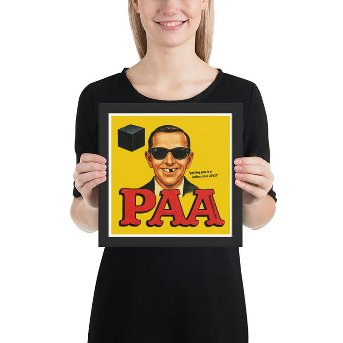PAA "Mad ol' DB" Framed Print | Available In Multiple Sizes! | Parachute Not Included - Phoenix Artisan Accoutrements
