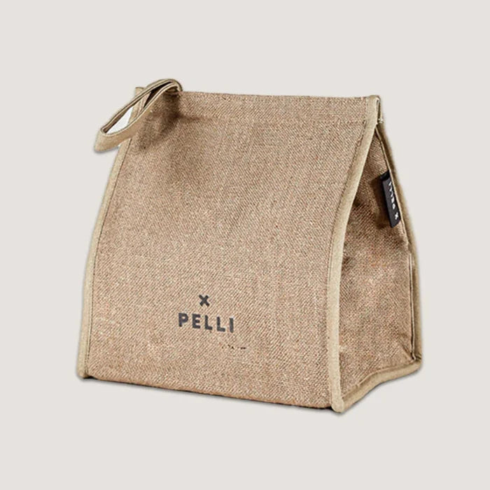 Pelli Big Break JUTE Insulated Lunch Bag