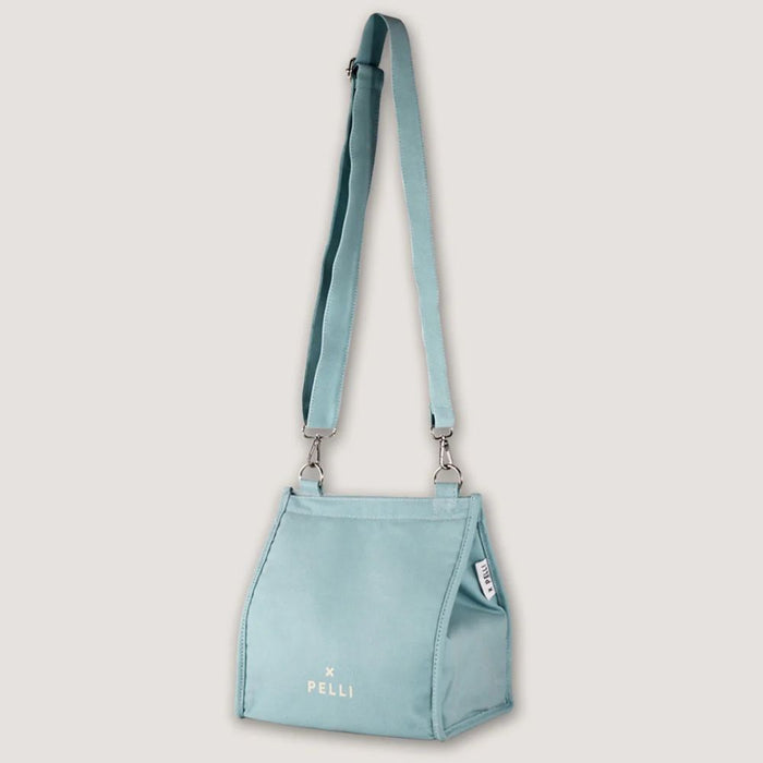 Pelli Crossbody Canvas LUNCH Cooler Bag with Shoulder Strap