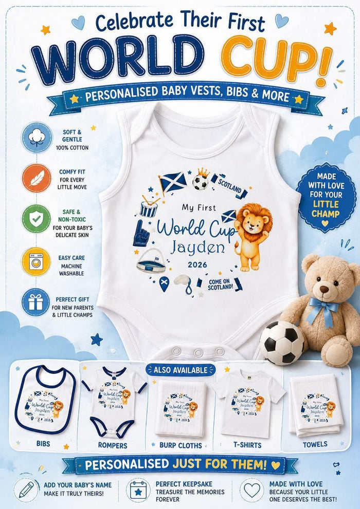 Personalised Baby Football Vest 🇬🇧