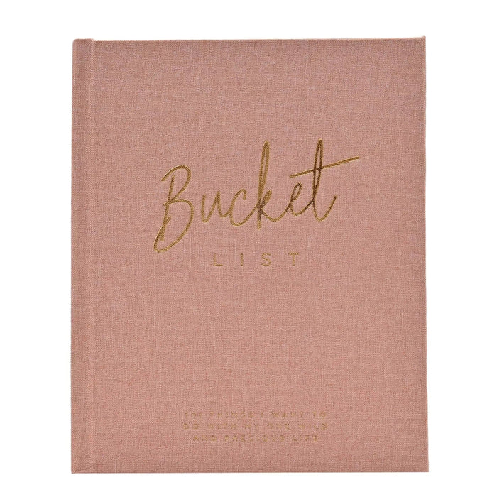 Pink Bucket List Journal Accessories
