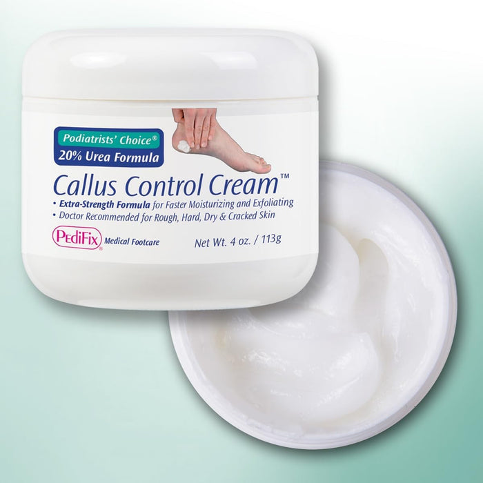 Podiatrists' Choice Callus Control Cream Foot Moisturizer, 4-ounce Jar