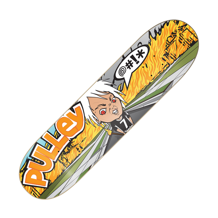 PULLEY - "@#!*" (v2.1) (Skateboard Deck)