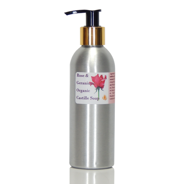 Rose & Geranium Organic Castille Soap