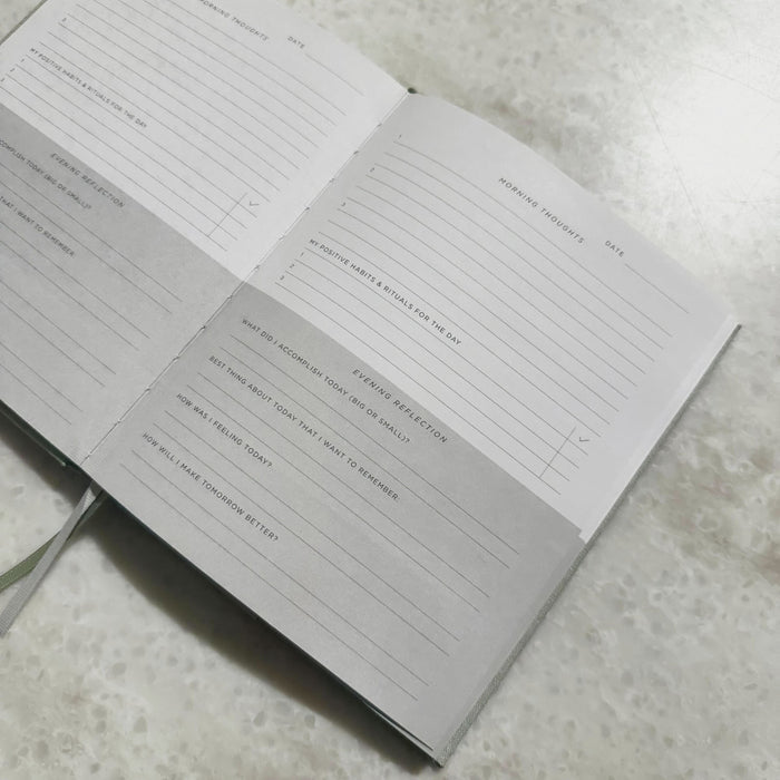 Sage Green Mindfulness Journal Notebook Accessories