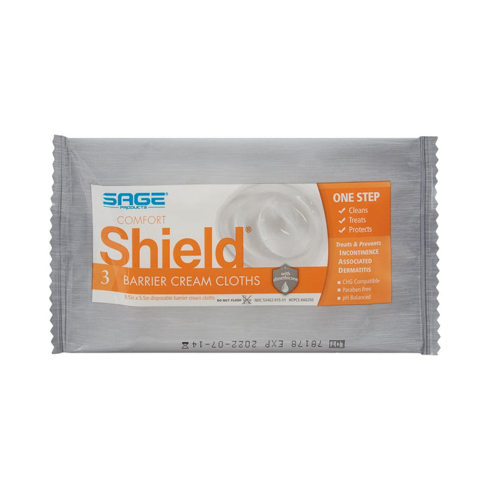 Sage Shield Barrier Cream Cloths, Soft Pack