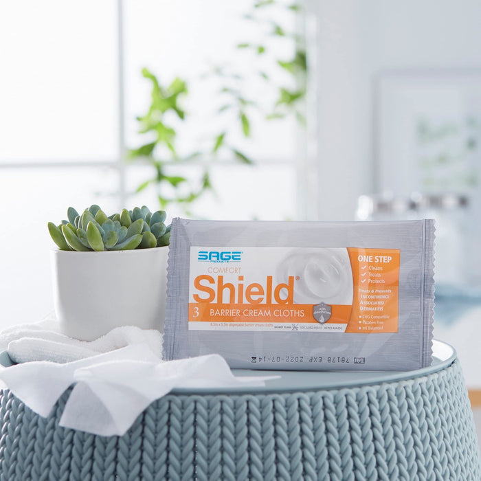 Sage Shield Barrier Cream Cloths, Soft Pack